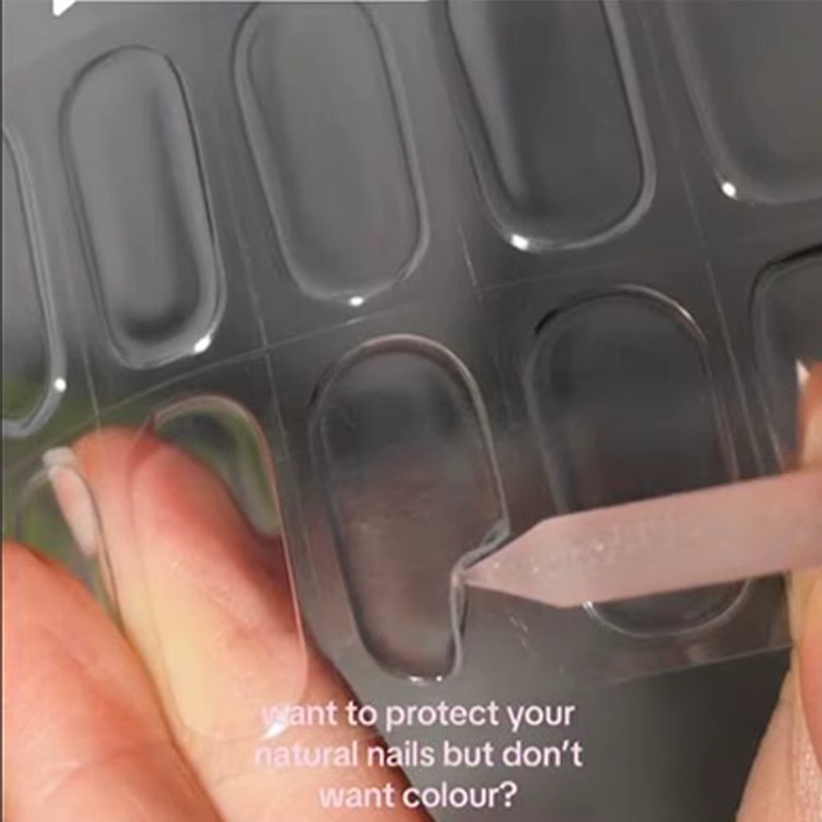 MAFANAILS Gel-Nagelaufkleber, transparent, glänzend, Unisex - Bild 2