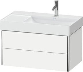 Duravit Waschtischunterschrank XSquare in Weiß Matt, B/T/H: 78,4 x 46,0 x 39,7 cm - Bild 1
