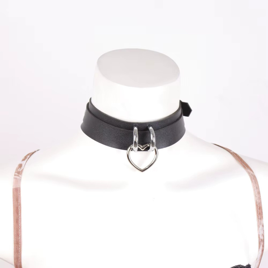 fullyoung Halskette, PU Leder, Schwarz, Damen, Punk Rock - Bild 5