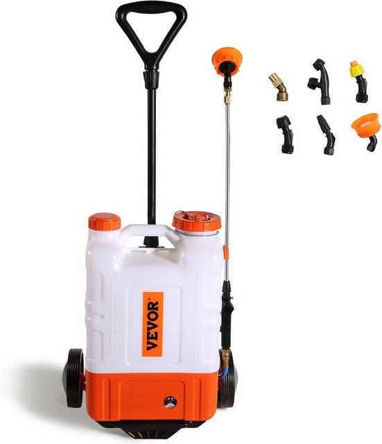 Buying Solutions MB Rückensprühgerät Gartensprüher mit 15 l Reservoir und Akku in Weiß und Transparent - Bild 1