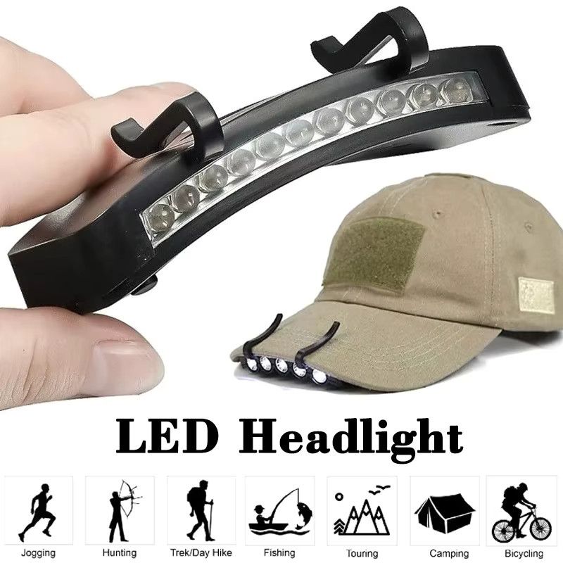 Heinast LED-Stirnlampe zum Aufstecken für Outdoor, Camping und Angeln, Betrieb mit 3 x AAA-Batterien - Bild 2