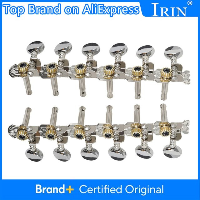 IRIN 12-saitige Akustikgitarre Mechanik mit Tuning Keys aus Metall in Silber - Bild 1