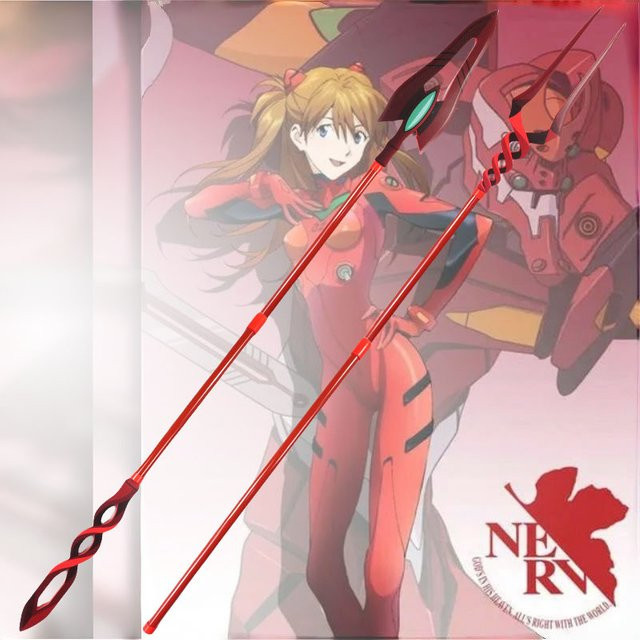 Bandai Evangelion Katana Speer Longinus, Cosplay Requisite, Schaumstoff, Rot - Bild 1