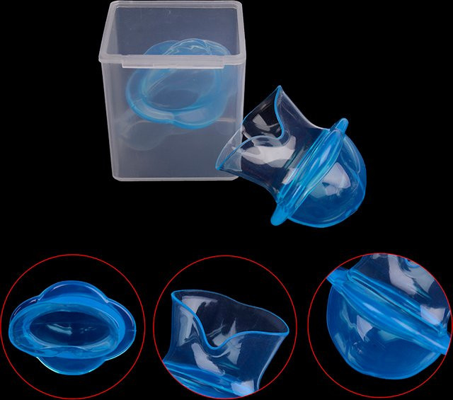 Aone Anti-Schnarch-Zungenband, Blau, Unisex - Bild 1