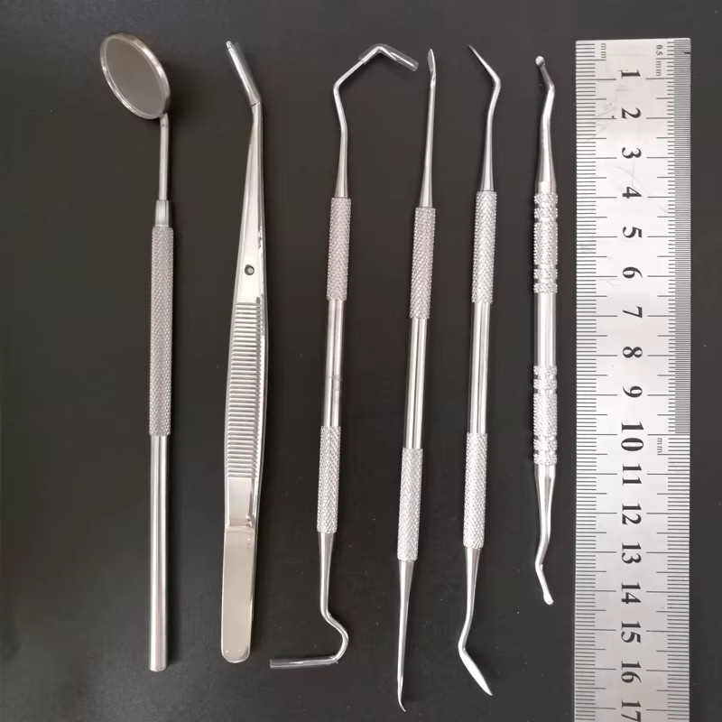BAIRIS Dental Edelstahl Zahnstein Schaber, Doppelende, 1 Stück - Bild 2