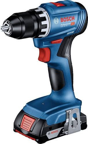Bosch Professional Akku-Bohrschrauber GSR 18V-45 Set mit 2 Akkus und Ladegerät in Blau/Schwarz - Bild 2