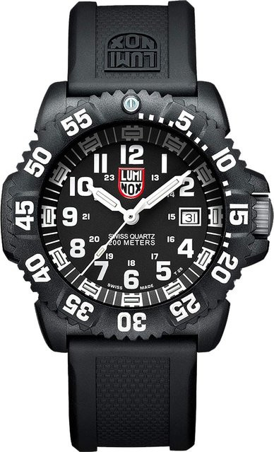 Luminox Herrenuhr, Quarz, Karbon, 44 mm, Schwarz, 20 ATM - Bild 2