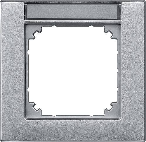 Merten Rahmen Abdeckung System M aus Aluminium in Silber - Bild 1
