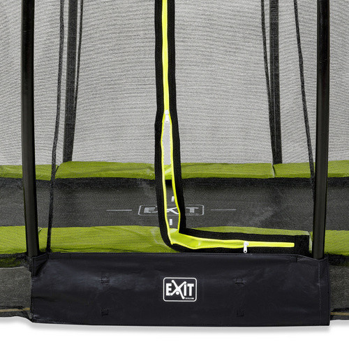 EXIT Toys Silhouette Bodentrampolin mit Sicherheitsnetz, Durchmesser: 427 cm, Farbe: Lime Grün, maximale Belastung: 120 kg - Bild 5