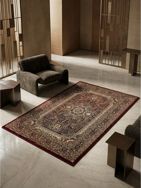 Orientalischer Kurzflor-Teppich TANNHEIM von Kadima Design in Rot, B x T: 120 x 170 cm - Bild 1