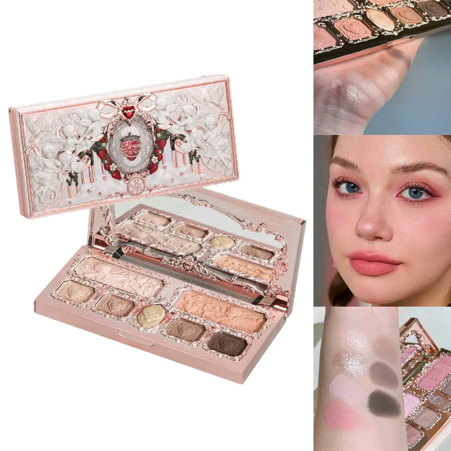 Flower Knows Original Strawberry Cupid Makeup Palette, Highlighter, 7 Farben - Bild 3