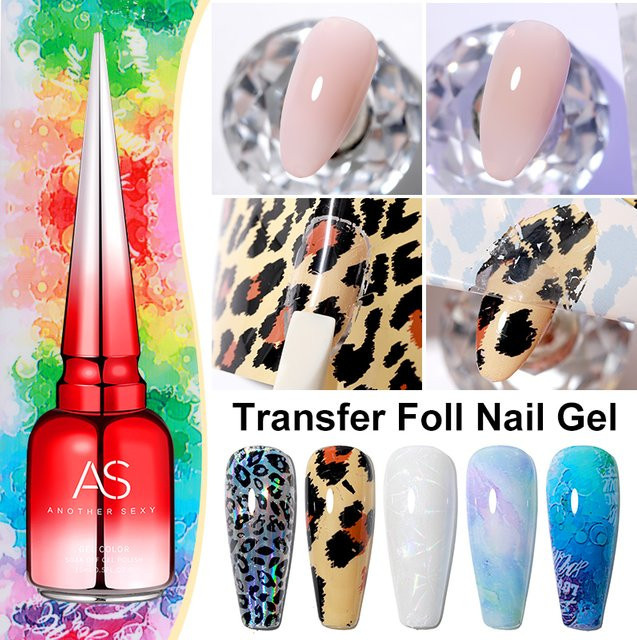 AS Transferfolie Gel Nagellack, 15 ml - Bild 1