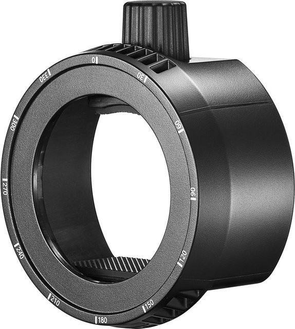 Godox AK-R25 Fresnelkopf-Blitzadapterhalter zur Montage des AK-R21-Projektors in Schwarz - Bild 1