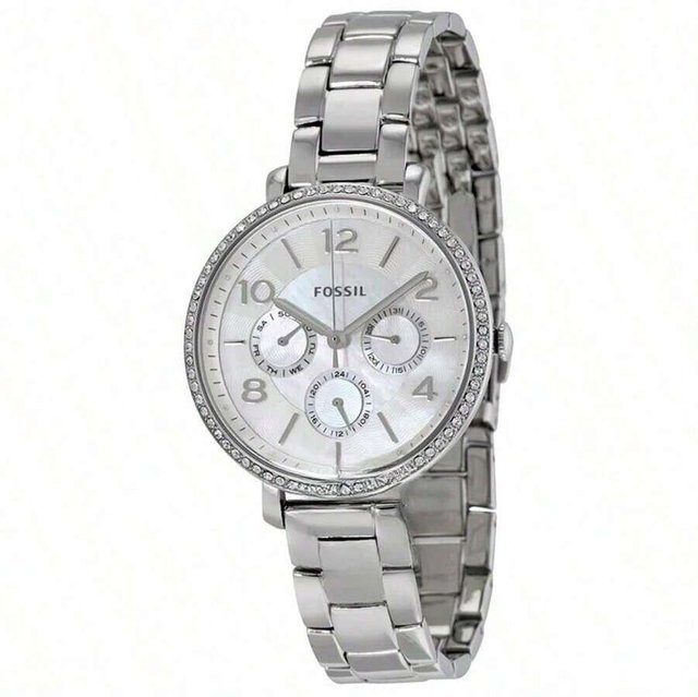 Fossil Armbanduhr Edelstahl, Quarz, Silber, Damen - Bild 1