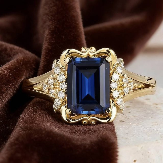 Huitan Damenring, Gold, Zirkonia, Damen - Bild 1