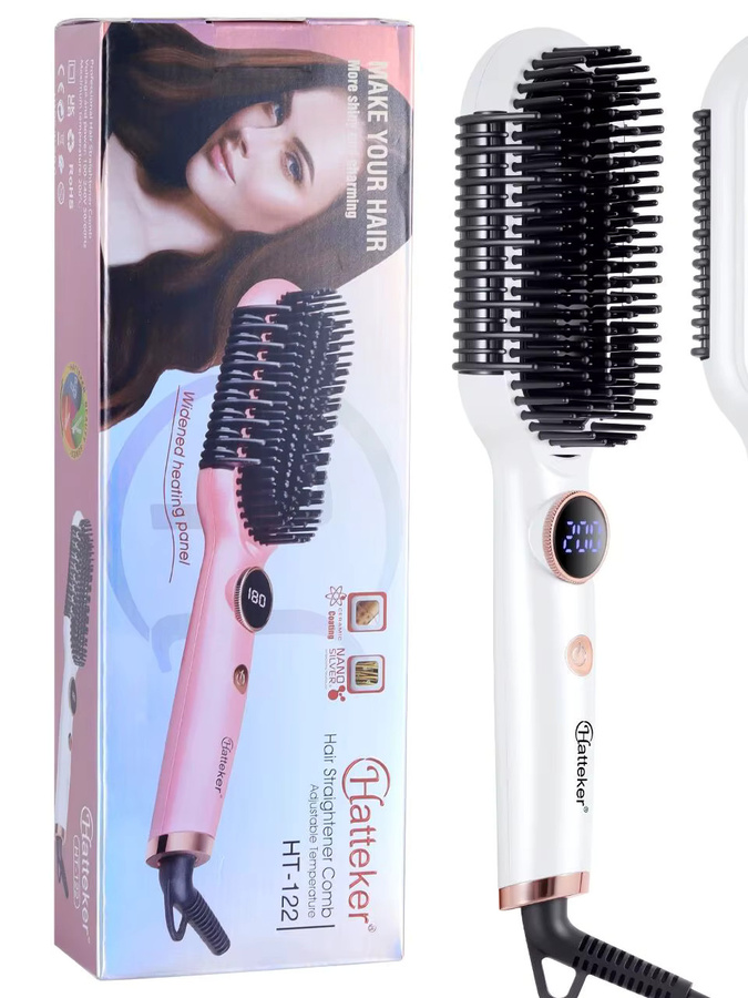Hatteker Tragbare Haarbürste, Weiß, Unisex - Bild 5