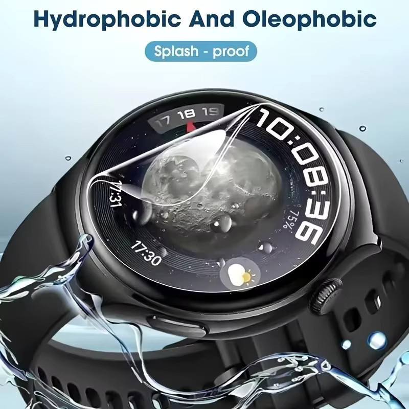 Huawei Displayschutzfolie Hydrogel, transparent, Watch GT 4 5 6 - Bild 4