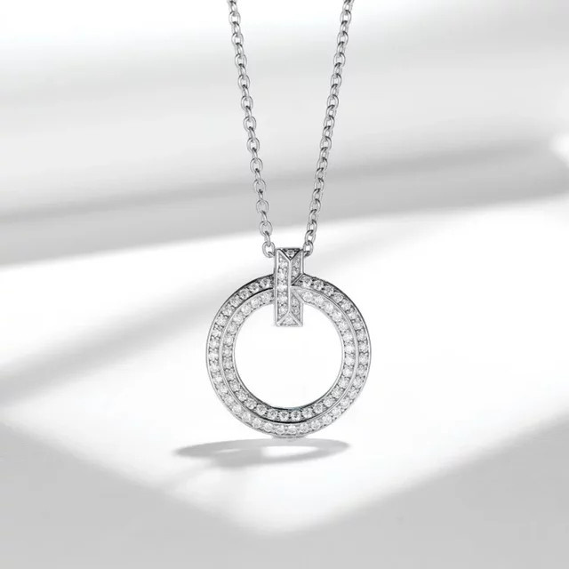 Pretty Beauty Halskette, Moissanit, 925 Silber, Damen - Bild 1