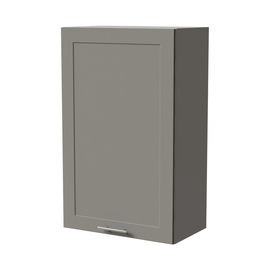 Feldmann-Wohnen Hängeschrank Oslo W4/60/60/96 Grau Matt mit Soft-Close-Türen und Regalböden, B/T/H: 60 x 32,5 x 96 cm - Bild 2
