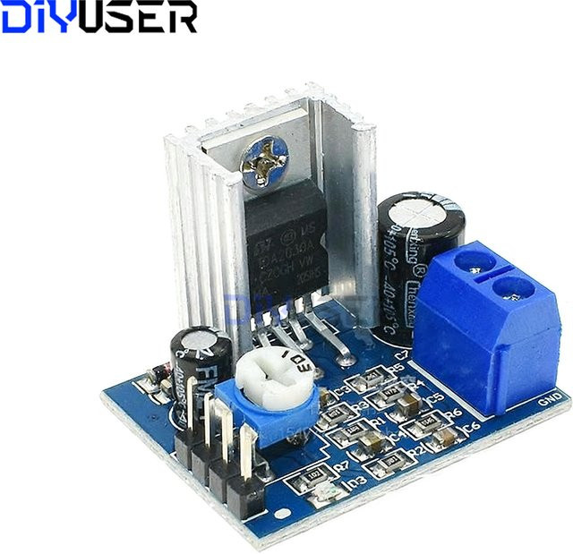 DIYUSER TDA2030A Mono-Audio-Verstärkerplatinenmodul mit 18 W Leistung für Einzelkanal, Subwoofer und DIY-Lautsprecherprojekte - Bild 1