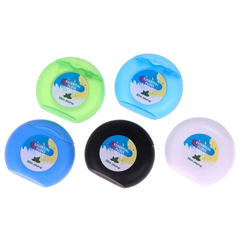 LGFU Zahnseide Micro Wachs, Mint, 2 Rollen à 50 m - Bild 2