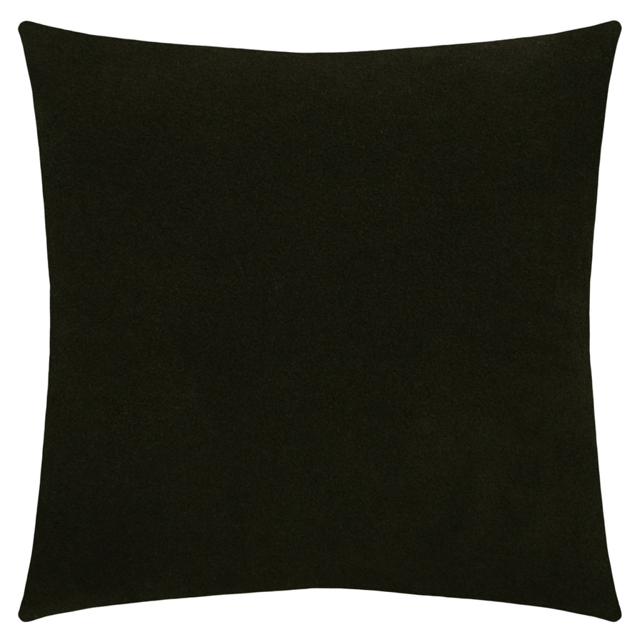 Zoeppritz Soft-Fleece Kissenhülle quadratisch, Grün und Schwarz, B/T/H: 40 x 40 x 1 cm - Bild 1