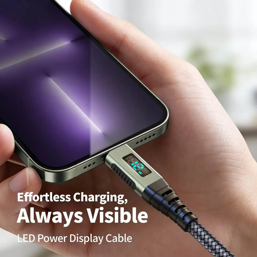 LAIHONEN MFi-zertifiziertes Lightning-Ladekabel für iPhone und iPad, blau, 2,4A Schnellladekabel für iOS - Bild 3