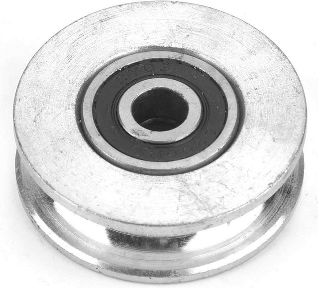 BusinessTool Hochfestes Lagerrad-Drahtseil für Flaschenzug, Silber, Durchmesser: 56 mm - Bild 1