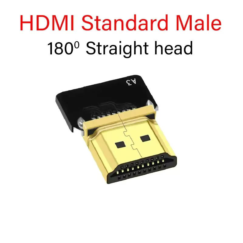 BSN FFC Flexibles Flachkabel Micro HDMI auf HDMI und Mini HDMI 90 Grad Anschluss 20-polig für Raspberry Pi 4 - Bild 2