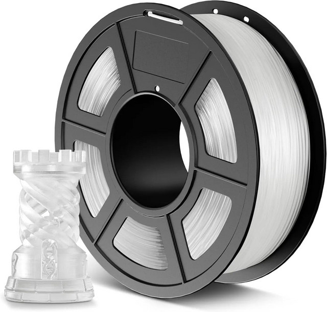 Filajoy3D PETG Filament 1,75mm Transparent 250g mit hoher Zähigkeit und Dimensionsstabilität für deinen 3D-Druck - Bild 1