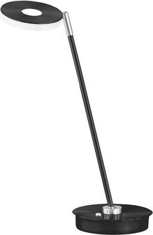 Fischer & Honsel Tischleuchte Dent aus Metall in Schwarz mit integrierter LED und Dimmfunktion, Höhe: 46 cm - Bild 1