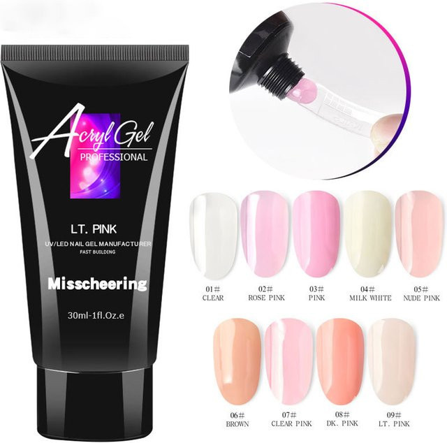 Misscheering Poly-Nagel-Acrylgel, 30 ml, Glänzend - Bild 1