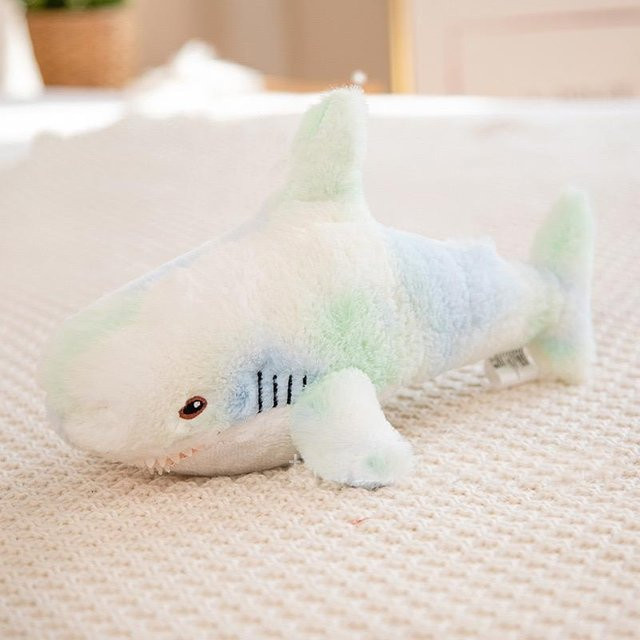 Kidsly Bunte Hai Puppe, Plüschtier, Meerestiere, Bunt / Mehrfarbig, 30cm - Bild 1