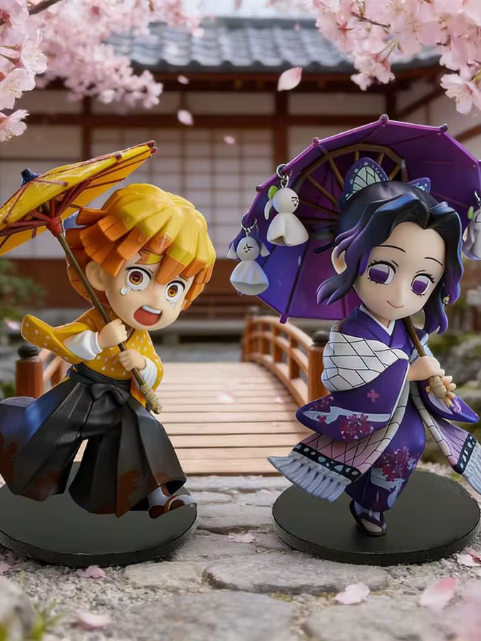 Bandai Demon Slayer Plum Rain Blind Box, Charakterpuppe, Kunststoff - Bild 5