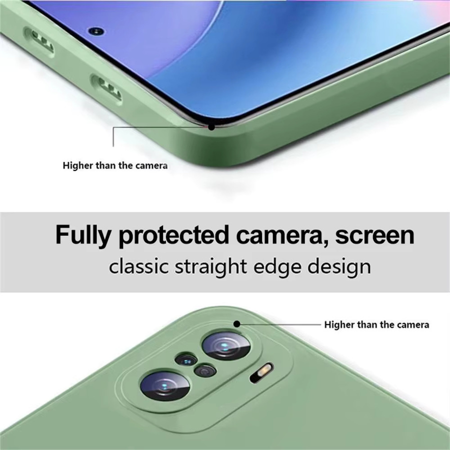Xiaomi POCO F3 Schutzhülle aus Flüssigsilikon in Weiß - Bild 1
