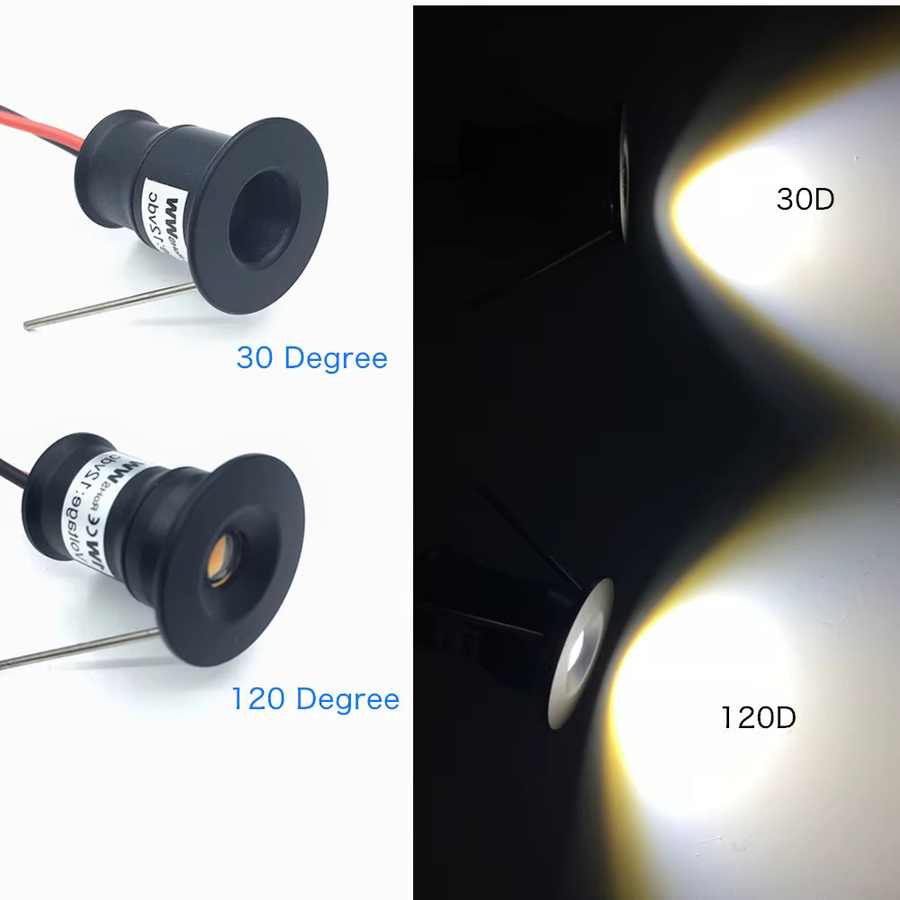 YELEDWAY LED Mini Downlight IP65 12V Einbaustrahler Warmweiß - Bild 4