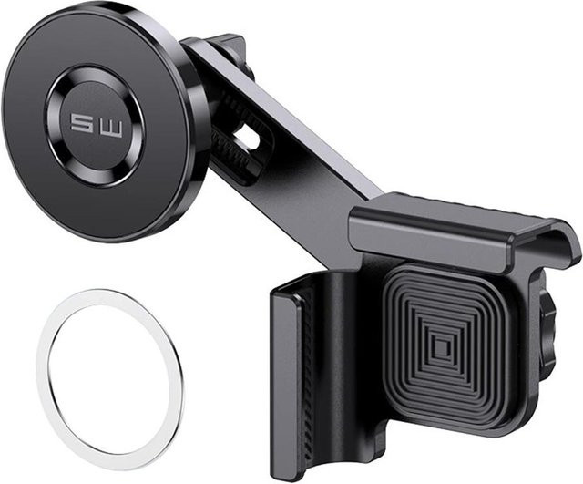 Alloet Magnetische Handyhalterung für Tesla Model 3 und Model Y mit Magnetring in Schwarz - Bild 1