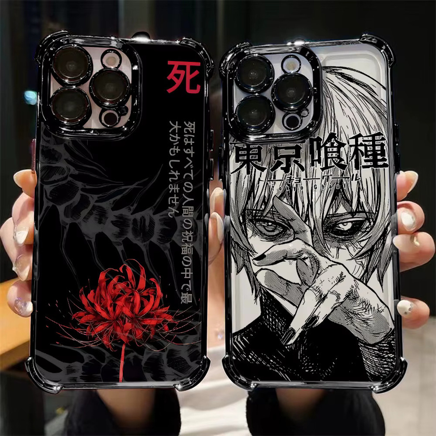 Tokyo Ghoul Anime Handyhülle für Xiaomi 15T 15 14 13 Poco M7 F7 F4 F5 X7 X6 X5 X3 Pro Ultra 4G 5G Multicolor Sturzsicher Galvanisiert - Bild 1