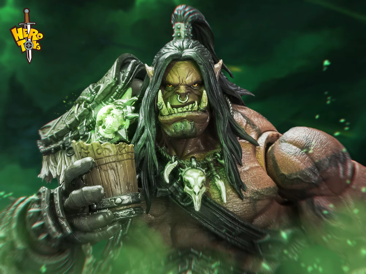 Hero Toys World of Warcraft Grommash Hellscream Actionfigur, 1:10 - Bild 2