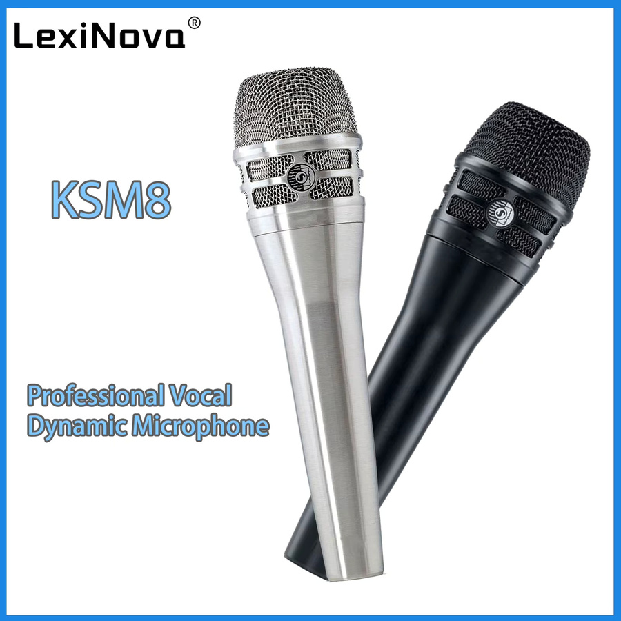 2er-Set Shure KSM8 Dynamische Gesangsmikrofone in Schwarz, Kardioid, Kabelgebunden - Bild 1