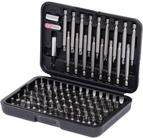 KS Tools 1/4" CLASSIC Bit-Satz mit langen Bits, 99-teilig, silberfarben - Bild 1