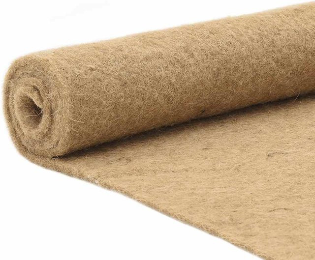 vidaXL Haustiermatte aus Hanf in Braun und Beige, B/T: 100 x 50 cm, Höhe: 0,5 cm - Bild 1
