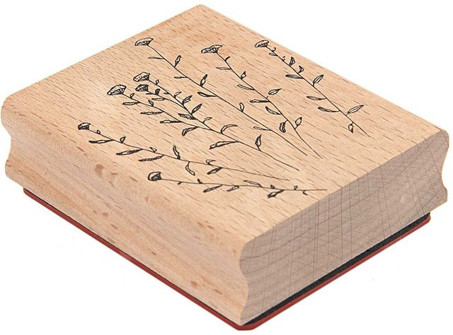 Rico Design Paper Poetry Stempel Anis aus Holz B/T/H: 6,25 x 7,5 x 2 cm - Bild 1