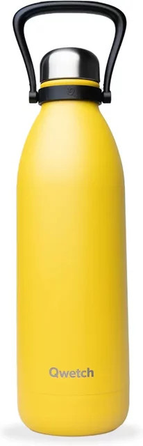 Isotherme Flasche Qwetch Titan in Gelb mit 0,5 l Füllmenge - Bild 1
