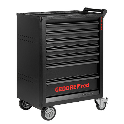 Gedore red Werkzeugwagen GEDMaster mit 7 Schubladen in rot und schwarz - Bild 3