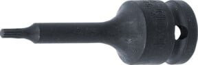 BGS Kraft-Bit-Einsatz 5482-M4 für XZN Innenvielzahn, Antrieb Innenvierkant 12,5 mm (1/2"), Schwarz - Bild 1