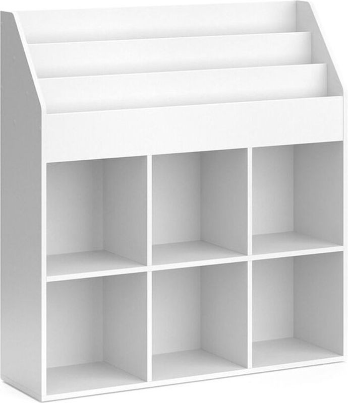 Vicco Bücherregal Luigi Büroregal mit 6 Fächern in Weiß - Bild 2