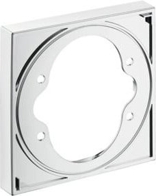 Hansgrohe Verlängerungsrosette ShowerSelect d 157mm, Verlängerung 22mm, Mattschwarz - Bild 1