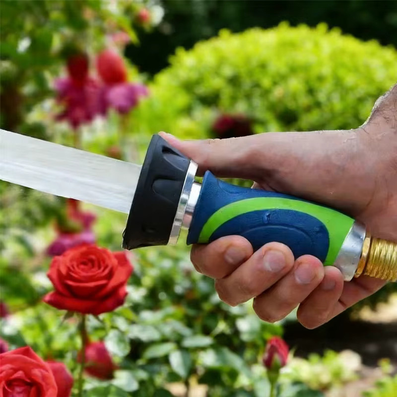 FLOWERS SPRAL Wassersprühpistole als Hochdruck-Autowaschpistole und Gartenschlauchdüse in Schwarz und Blau - Bild 2