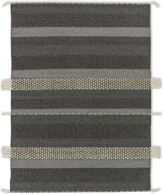Teppich SCHÖNER WOHNEN BOTANA modern geometrisch in Grau, Braun und Multicolour B/T: 200 x 140 cm - Bild 1